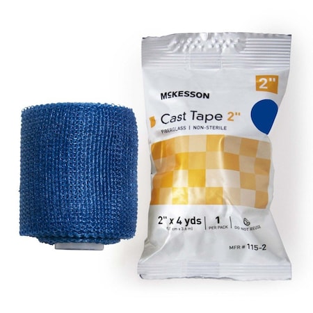 Mckesson Blue Cast Tape, 2 Inch x 4 Yard, 10PK 115-2B